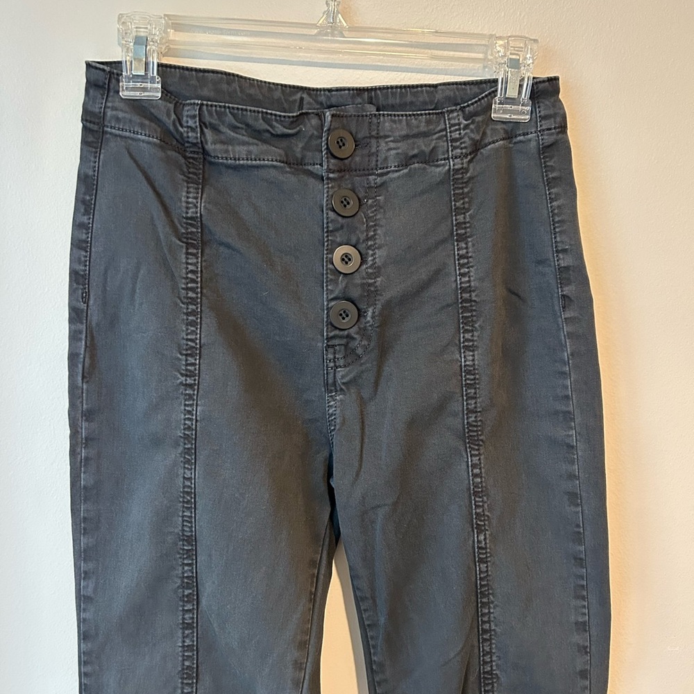 Free People Black High Rise Jeans